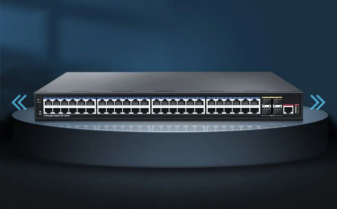 NEXT-GENERATION 52 Port 10G Uplink SFP+ L3 Managed Network Switch