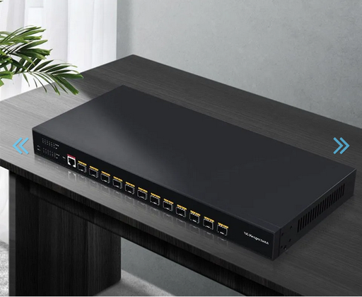 [NG-SWTG3C12F] NEXT-GENERATION 10Gigabit 12 Port Optical SFP+ Network Switch