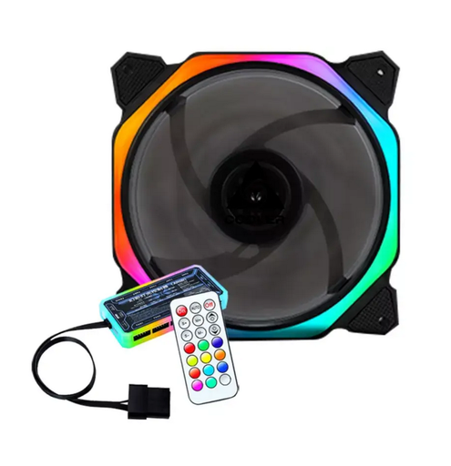 [NG-MF-12025-1RGB] NEXT-GENERATION 120mm RGB Cases Fans with Controller Remote Set
